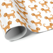 Cavalier King Charles Spaniel Dog Cadeaupapier (Rol Hoek)