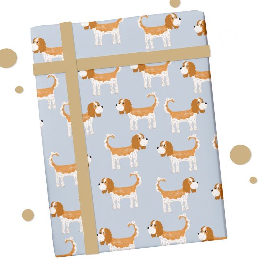 Cavalier King Charles Spaniel Dog Cadeaupapier