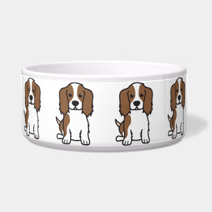Cavalier King Charles Spaniel Dog Cartoon Voerbakje