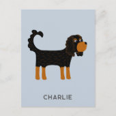 Cavalier King Charles Spaniel Dog gepersonaliseerd Briefkaart (Voorkant)