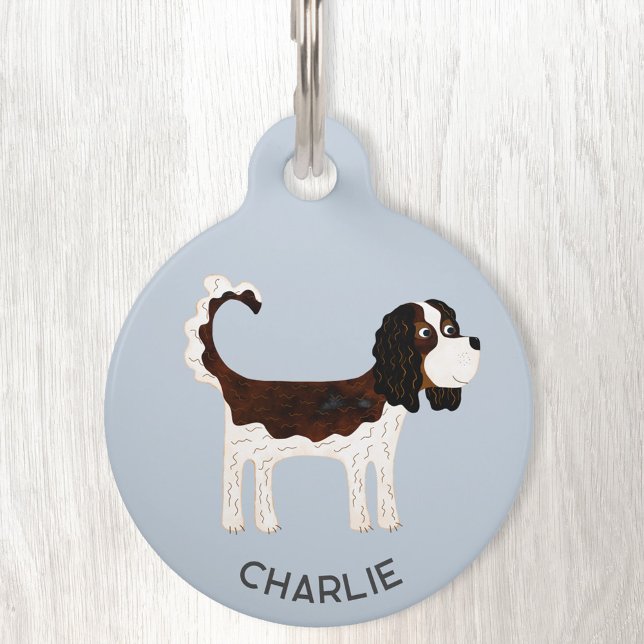 Cavalier King Charles Spaniel Dog gepersonaliseerd Huisdierpenning (Creator heeft geüpload)