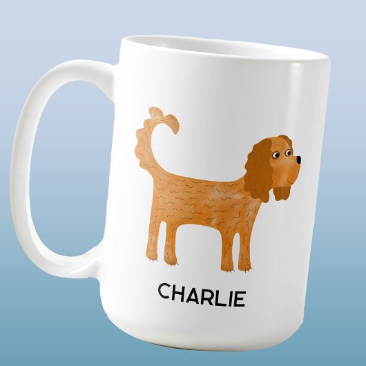 Cavalier King Charles Spaniel Dog gepersonaliseerd Koffiemok