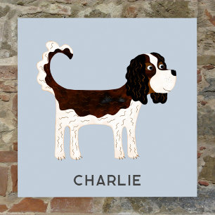 Cavalier King Charles Spaniel Dog gepersonaliseerd Poster