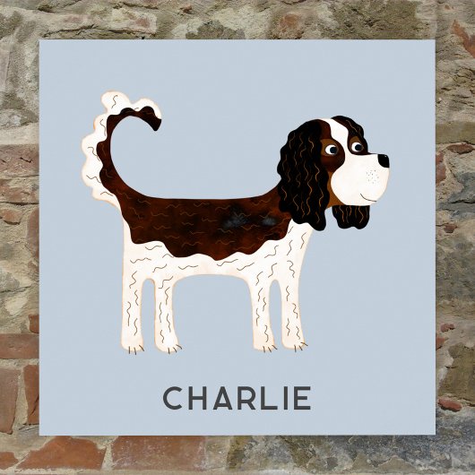 Cavalier King Charles Spaniel Dog gepersonaliseerd Poster