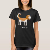 Cavalier King Charles Spaniel Dog gepersonaliseerd T-shirt (Voorkant)