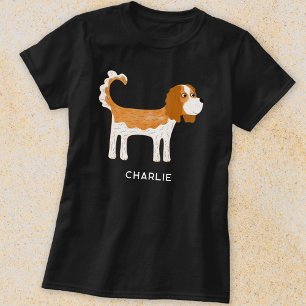 Cavalier King Charles Spaniel Dog gepersonaliseerd T-shirt