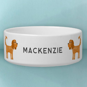 Cavalier King Charles Spaniel Dog gepersonaliseerd Voerbakje