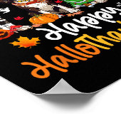 Cavalier King Charles Spaniel Dog Halloween Poster (Hoek)