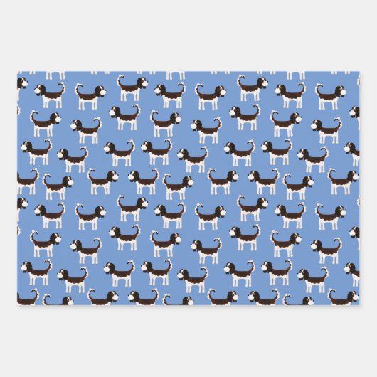 Cavalier King Charles Spaniel Dog Inpakpapier Vel (Voorkant 3)