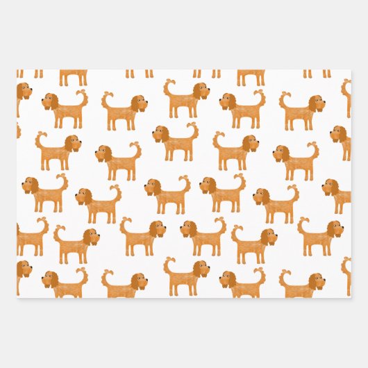 Cavalier King Charles Spaniel Dog Inpakpapier Vel (Voorkant)