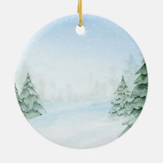 Cavalier King Charles Spaniel Dog Kerstmis Keramisch Ornament (Achterkant)