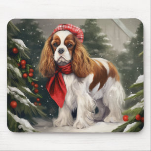 Cavalier King Charles Spaniel Dog Kerstmis Muismat