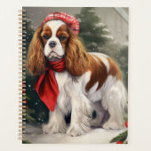 Cavalier King Charles Spaniel Dog Kerstmis Planner (Voorkant)