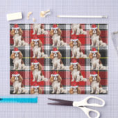 Cavalier King Charles Spaniel Dog Kerstmis Tissuepapier (Craft)