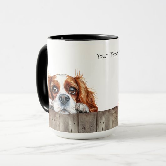 Cavalier King Charles Spaniel Dog Mok (Voorkant links)