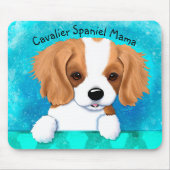 Cavalier King Charles Spaniel Dog Mousepad Muismat (Voorkant)