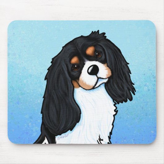 Cavalier King Charles Spaniel Dog Mousepad Muismat (Voorkant)