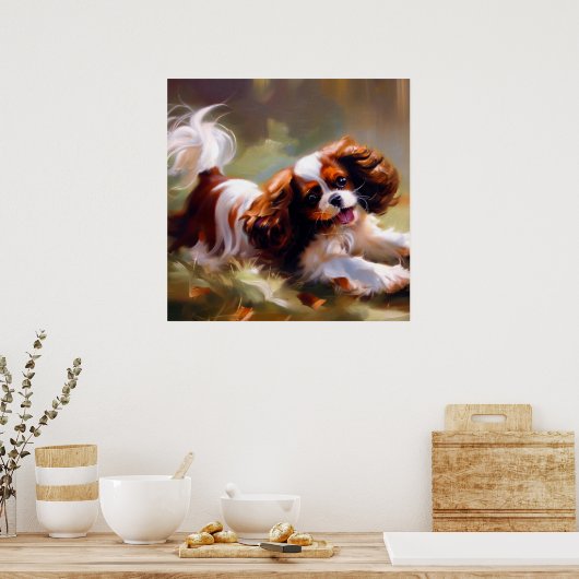 Cavalier King Charles Spaniel Dog Poster (Keuken)