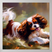 Cavalier King Charles Spaniel Dog Poster (Voorkant)