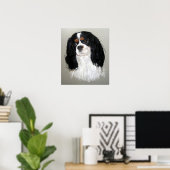 Cavalier King Charles Spaniel Dog Poster Print (Thuiskantoor)