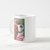 Cavalier King Charles Spaniel Dog Princess ART Koffiemok (Voorkant links)