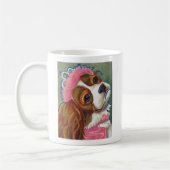 Cavalier King Charles Spaniel Dog Princess ART Koffiemok (Links)