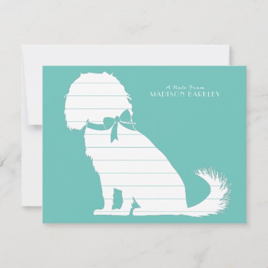 Cavalier King Charles Spaniel Dog Puppy Bedankkaart (Voorkant)