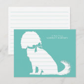 Cavalier King Charles Spaniel Dog Puppy Bedankkaart (Voorkant / Achterkant)