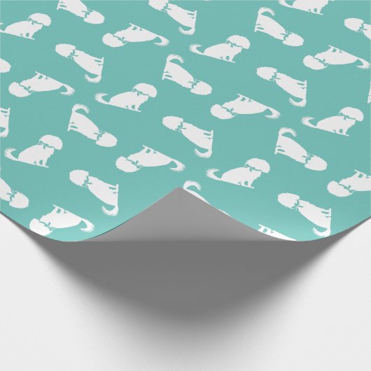 Cavalier King Charles Spaniel Dog Puppy Cadeaupapier (Hoek)