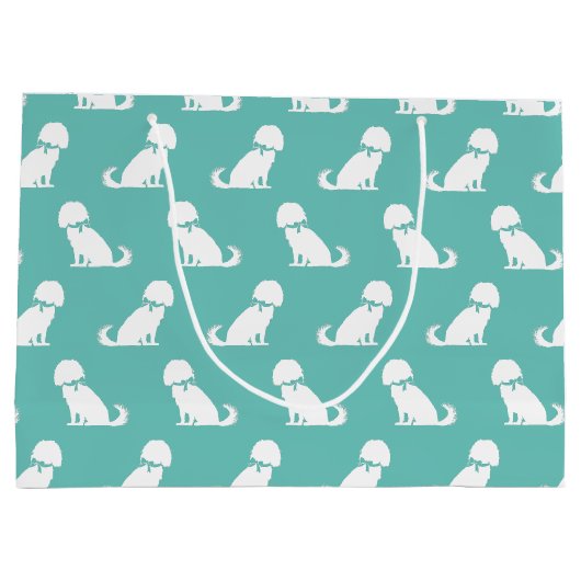 Cavalier King Charles Spaniel Dog Puppy Groot Cadeauzakje (Achterkant)