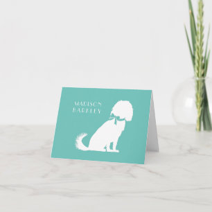 Cavalier King Charles Spaniel Dog Puppy Notitiekaartje