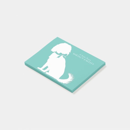 Cavalier King Charles Spaniel Dog Puppy Post-it® Notes (Schuin)