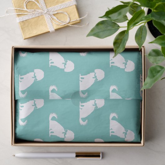 Cavalier King Charles Spaniel Dog Puppy Tissuepapier (Geschenk)