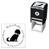 Cavalier King Charles Spaniel Dog Puppy Zelfinktende Stempel (In situ)