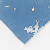 Cavalier King Charles Spaniel Dog Sledge Kerstmis Fleece Deken (Hoek)