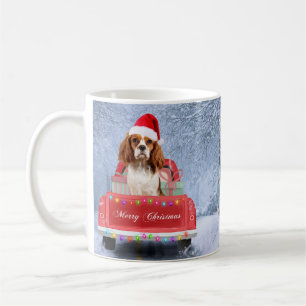 Cavalier King Charles Spaniel Dog Snow kerst Koffiemok