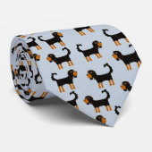 Cavalier King Charles Spaniel Dog Stropdas (Opgerold)