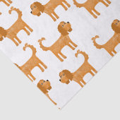 Cavalier King Charles Spaniel Dog Tissuepapier (Detail)