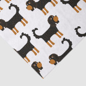 Cavalier King Charles Spaniel Dog Tissuepapier (Detail)