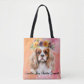 Cavalier King Charles Spaniel Dog Tote Bag (Voorkant)