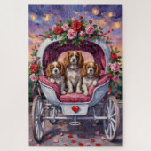 Cavalier King Charles Spaniel Dog Valentine's Day Legpuzzel (Verticaal)