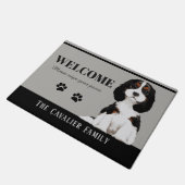 Cavalier King Charles Spaniel Doormat Deurmat (Schuin)