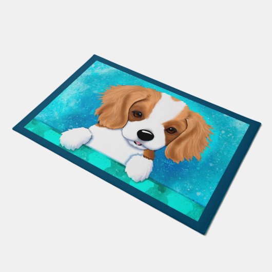Cavalier King Charles Spaniel Doormat Deurmat (Schuin)