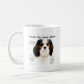 Cavalier King Charles Spaniel (driekleur) Geschied Koffiemok (Links)