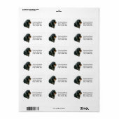 Cavalier King Charles Spaniel Etiket (Full Sheet)