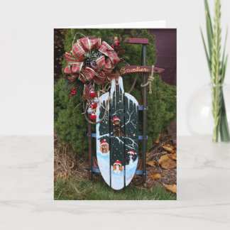 Cavalier King Charles Spaniel Feestdagen Kaart