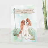 Cavalier King Charles Spaniel feliciteert met New Kaart (Voorkant)