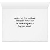 Cavalier King Charles Spaniel Funny Kersthond (Binenzijde Horizontaal (Onderkant))