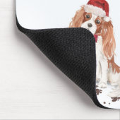 Cavalier King Charles Spaniel Funny Kersthond Muismat (Hoek)