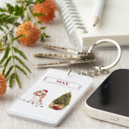 Cavalier King Charles Spaniel Funny Kersthond Sleutelhanger